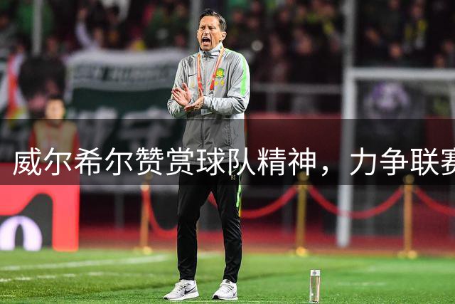 威尔希尔赞赏球队精神，力争联赛卷土重来